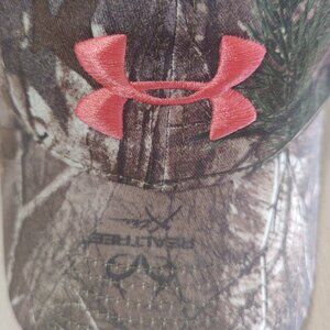 Under Armour Real Tree Camo And Pink Hat